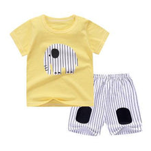 Load image into Gallery viewer, Baby Boy Summer Mickey Clothes Infant Newborn Boy Clothing Set Sports Tshirt+ Shorts Suits