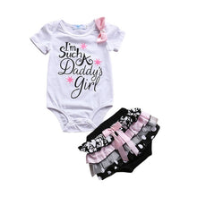 Load image into Gallery viewer, Bodysuits Short Sleeve Cotton Cute Lace Shorts Ruffles Summer Clothing 2pcs Newborn Infant Baby Girls Clothes Sets Tops