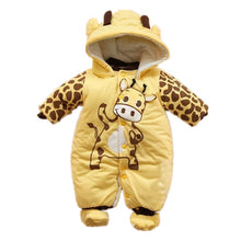 Load image into Gallery viewer, Winter Girl Hat Jumpsuit Shoes Set Newborn Outerwea Layette Down Clothing Boy Coat Parkas Baby Clothes Snowsuit Costume Suit