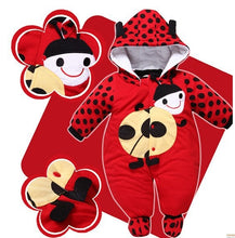 Load image into Gallery viewer, Winter Girl Hat Jumpsuit Shoes Set Newborn Outerwea Layette Down Clothing Boy Coat Parkas Baby Clothes Snowsuit Costume Suit