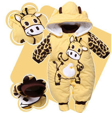 Load image into Gallery viewer, Winter Girl Hat Jumpsuit Shoes Set Newborn Outerwea Layette Down Clothing Boy Coat Parkas Baby Clothes Snowsuit Costume Suit