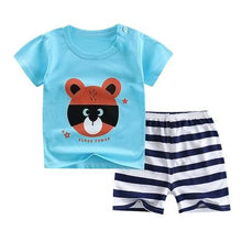 Load image into Gallery viewer, Baby Boy Summer Mickey Clothes Infant Newborn Boy Clothing Set Sports Tshirt+ Shorts Suits