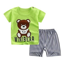 Load image into Gallery viewer, Baby Boy Summer Mickey Clothes Infant Newborn Boy Clothing Set Sports Tshirt+ Shorts Suits