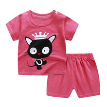Load image into Gallery viewer, Baby Boy Summer Mickey Clothes Infant Newborn Boy Clothing Set Sports Tshirt+ Shorts Suits