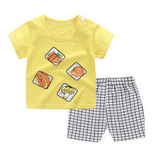 Load image into Gallery viewer, Baby Boy Summer Mickey Clothes Infant Newborn Boy Clothing Set Sports Tshirt+ Shorts Suits