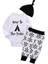 Load image into Gallery viewer, Baby Clothing  Newborn Baby Girl Floral Clothes Jumpsuit Romper +Black Rose Pants Headband Outfit