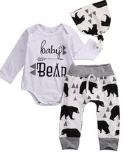 Load image into Gallery viewer, Baby Clothing  Newborn Baby Girl Floral Clothes Jumpsuit Romper +Black Rose Pants Headband Outfit