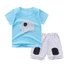 Load image into Gallery viewer, Baby Boy Summer Mickey Clothes Infant Newborn Boy Clothing Set Sports Tshirt+ Shorts Suits